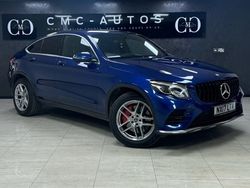 Blue Used 2017 Mercedes GLC350 AMG line Coupe | £17,390 (Fair price)