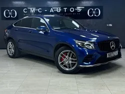 Blue Used 2017 Mercedes GLC350 AMG line Coupe | £17,390 (Good price)
