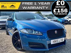Blue Used 2015 Jaguar XF R-Sport Sedan | £6,990 (Expensive)