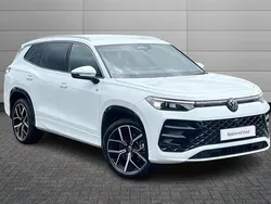 Pure white Used 2025 VW Tayron R-line SUV | £42,350 (Good price)