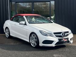 White Used 2015 Mercedes E350 AMG Line Premium Cabriolet | £16,995 (A bit pricey)