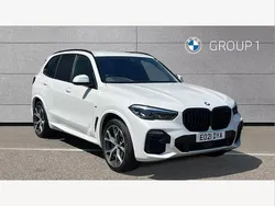 White Used 2021 BMW X5 M Sport SUV | £39,295 (Fair price)