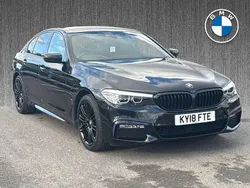 Black Used 2018 BMW 530e M Sport Sedan | £19,599 (Fair price)