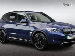 Blue Used 2021 BMW iX3 Shadowline SUV | £25,500 (Fair price)