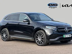 Black Used 2023 Mercedes EQC400 AMG line SUV | £29,595 (Fair price)
