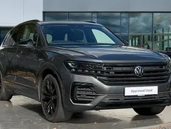 Silicon grey metallic Used 2023 VW Touareg Black Edition SUV | £43,096 (Good price)