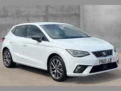 Metallic nevada white Used 2022 Seat Ibiza XCELLENCE Hatchback | £13,790 (Fair price)