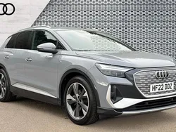 Grey Used 2022 Audi Q4 e-tron S-Line SUV | £23,564 (Fair price)