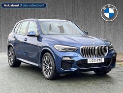 Blue Used 2021 BMW X5 M Sport SUV | £40,999 (Fair price)