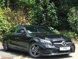 Black Used 2019 Mercedes C200 AMG line Coupe | £18,358 (Fair price)