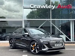 Black Used 2021 Audi e-tron Sportback Advanced SUV | £34,990 (A bit pricey)