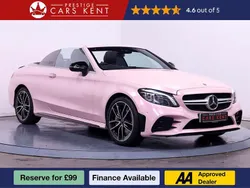 Silver Used 2021 Mercedes C43 AMG Premium Plus Cabriolet | £35,500 (Fair price)
