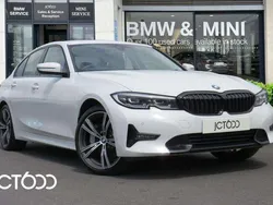 White Used 2021 BMW 330e Sport Line Sedan | £21,500 (Fair price)