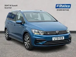 Blue Used 2021 VW Touran R-line MPV | £21,500 (Expensive)