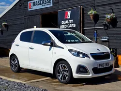 White Used 2015 Peugeot 108 Hatchback | £4,995 (Fair price)