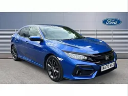 Blue Used 2020 Honda Civic SR Hatchback | £13,886 (Fair price)
