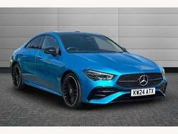 Blue Used 2024 Mercedes CLA220 AMG Line Premium Plus Sedan | £32,950 (Fair price)
