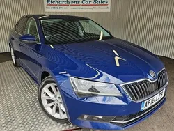 Blue Used 2016 Skoda Superb SE L Executive Hatchback | £6,700 (Fair price)