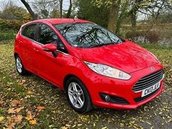 Red Used 2013 Ford Fiesta Zetec Hatchback | £3,250 (Fair price)