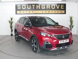 Red Used 2018 Peugeot 3008 GT-line SUV | £10,489 (Fair price)