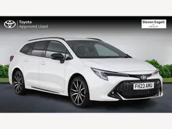 White Used 2023 Toyota Corolla Sport Estate | £25,995 (A bit pricey)