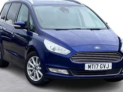 Impact blue pearl Used 2017 Ford Galaxy Titanium X MPV | £10,775 (Fair price)