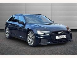 Blue Used 2021 Audi A6 Black Edition Estate | £25,750 (Fair price)