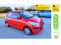 Red Used 2010 Hyundai i10 Comfort Hatchback | £2,199 (Good price)