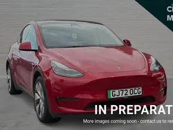 Red Used 2022 Tesla Model Y Long Range AWD SUV | £24,485