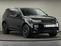 Santorini black Used 2022 Land Rover Discovery Sport SE Dynamic SUV | £29,650 (Fair price)