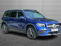 Galaxy blue Used 2022 Mercedes GLB200 AMG line SUV | £27,695 (Fair price)