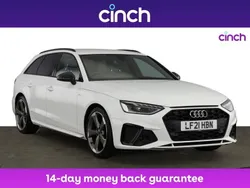 White Used 2021 Audi A4 Black Edition Estate | £20,599 (Good price)