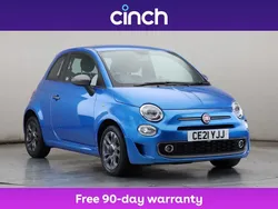 Blue Used 2021 Fiat 500 Sport Hatchback | £9,689 (Fair price)