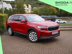 Velvet red metallic Used 2025 Skoda Kodiaq SE L SUV | £37,695 (Expensive)