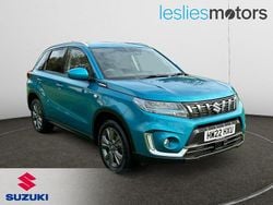 Turquoise Used 2022 Suzuki Vitara SZ-T Estate | £13,999 (Fair price)