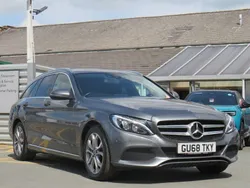 Grey Used 2018 Mercedes C350e Estate | £15,995 (Expensive)