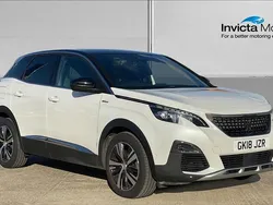 White Used 2018 Peugeot 3008 GT-line Hatchback | £15,000 (Good price)