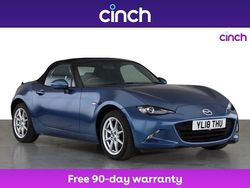 Blue Used 2018 Mazda MX5 Cabriolet | £12,349 (Good price)