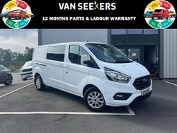 White Used 2022 Ford Transit Custom Limited Van | £19,991 (Expensive)