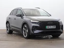Grey Used 2024 Audi Q4 e-tron Black Edition SUV | £34,250 (Super price)
