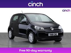 Black Used 2018 VW up! move up! Hatchback | £7,849 (Fair price)