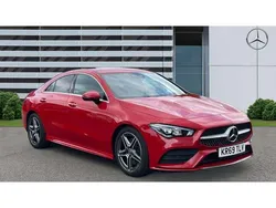 Red Used 2019 Mercedes CLA220 AMG Line Premium Sedan | £21,904 (Fair price)