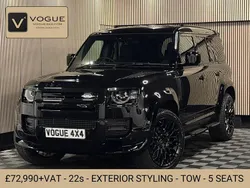 Black New 2025 Land Rover Defender SUV | £72,990