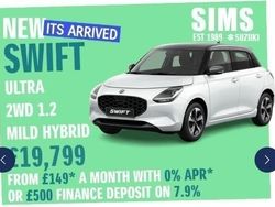 Orange Used 2024 Suzuki Swift Hatchback | £20,799