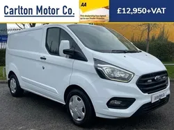 White Used 2018 Ford Transit Custom Trend Van | £11,940 (Fair price)