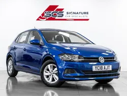 Blue Used 2018 VW Polo SE Hatchback | £13,490 (Fair price)