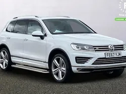 White Used 2017 VW Touareg R-line Plus SUV | £20,499 (Good price)