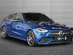 Spectral blue Used 2024 Mercedes C200 AMG Line Premium Plus Sedan | £38,395