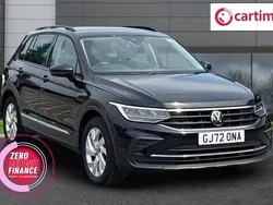 Black Used 2022 VW Tiguan Life SUV | £17,666 (Fair price)