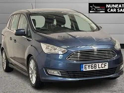 Blue Used 2018 Ford Grand C-Max Titanium MPV | £10,750 (Fair price)